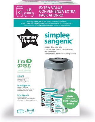 Tommee Tippee Windeleimer Simplee Sangenic, inklus