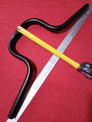 Manillar doble altura bici plegable