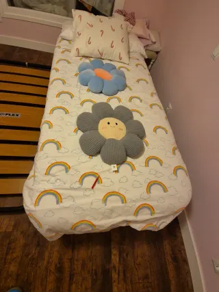 Base Cama Nido Madera y Metal