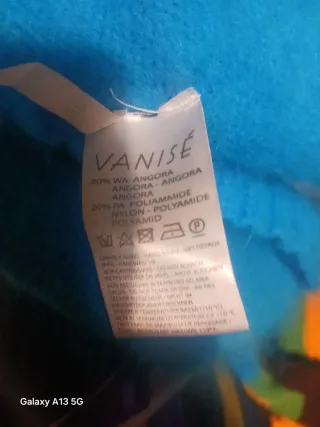 Maglia lana angora celeste