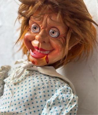 Muñeco Ventrílocuo Años 70 Sra parlanchina