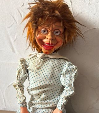 Muñeco Ventrílocuo Años 70 Sra parlanchina