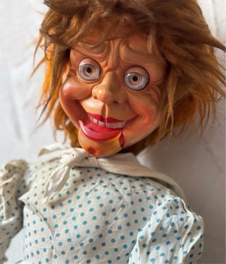 Muñeco Ventrílocuo Años 70 Sra parlanchina