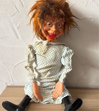 Muñeco Ventrílocuo Años 70 Sra parlanchina