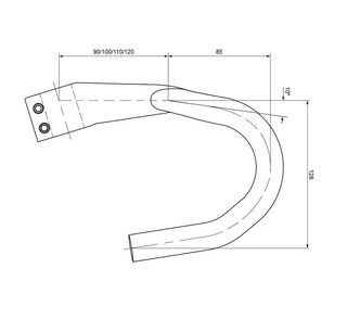 Manillar Megamo MGM Carbon Road Cockpit Integrado