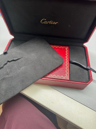 Estuche Caja Cartier Rojo