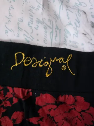 Falda Desigual Talla S Estampado Floral