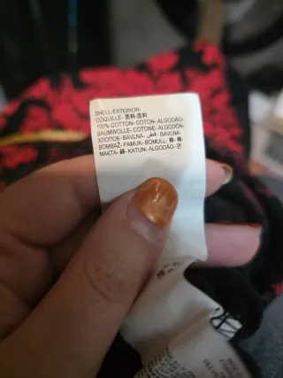 Falda Desigual Talla S Estampado Floral