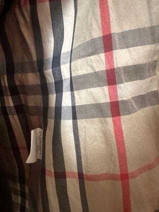 Gabardina Burberry original confeccionada en algod