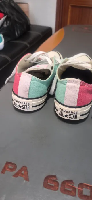 Converse Zapatillas Bicolor Rosa y Verde