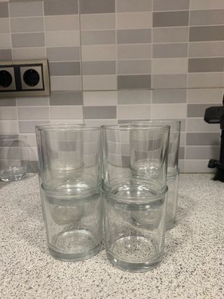 Set 8 Bicchieri di Cristallo