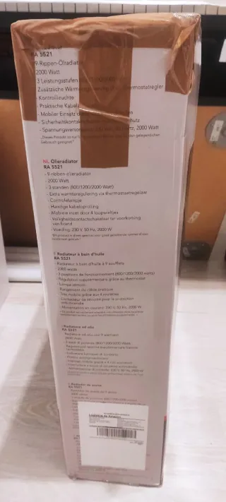 Radiador Electrico Aceite AEG RA 5521 9 Elementos