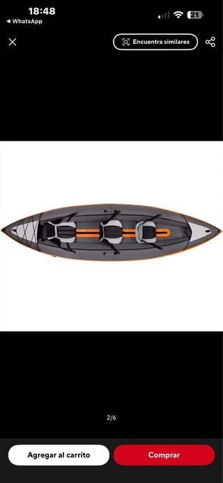 Kayak Hinchable ITIWIT 3 Plazas