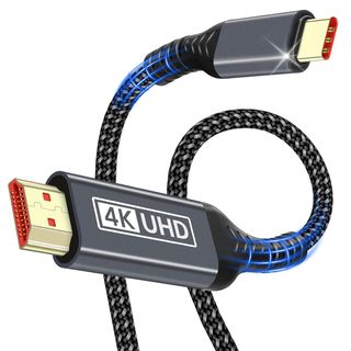 USB C hdmi,Cable USB C HDMI de 1,8 m 4K UHD (compa