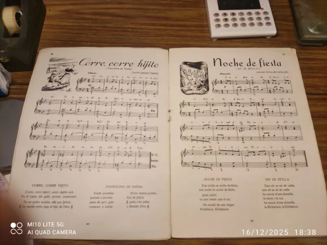 Partituras de Villancicos