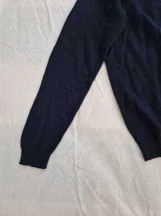 Maglione Hugo Boss Lana Merino Blu Veste normale