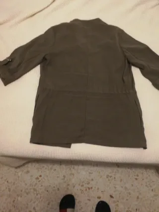 Chaqueta Zara Mujer Verde Oliva