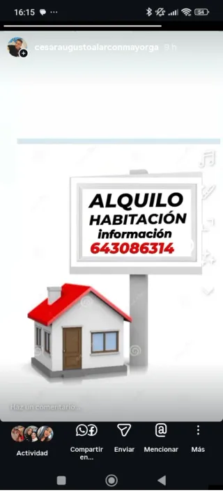 alquilo habitación
