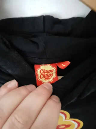 Felpa Chupa Chups nera tg 14 anni / XS