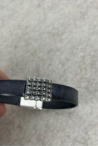 Pulsera cuero hombre 20 cm