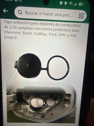 Tapa depósito combustible 2.36 con correa