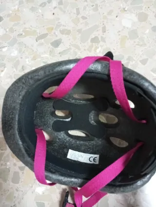 Casco bici infantil rosa pandas