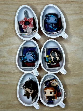 Pack 6 Mini Funkos Stranger Things Kinder Joy