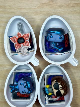 Pack 6 Mini Funkos Stranger Things Kinder Joy