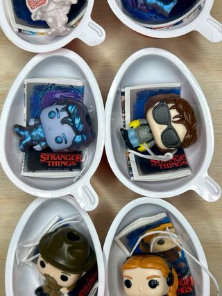 Pack 6 Mini Funkos Stranger Things Kinder Joy