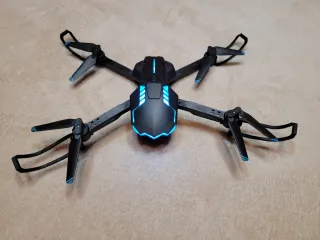 Dron X6 Pro Negro y Azul