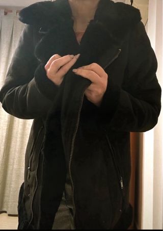 Chaqueta forrada pelo tres cuartos