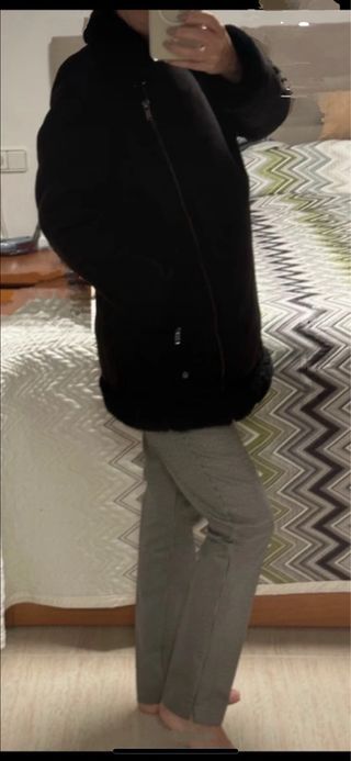 Chaqueta forrada pelo tres cuartos