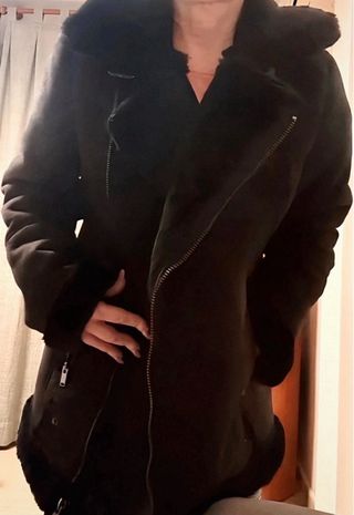 Chaqueta forrada pelo tres cuartos