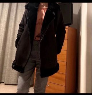 Chaqueta forrada pelo tres cuartos