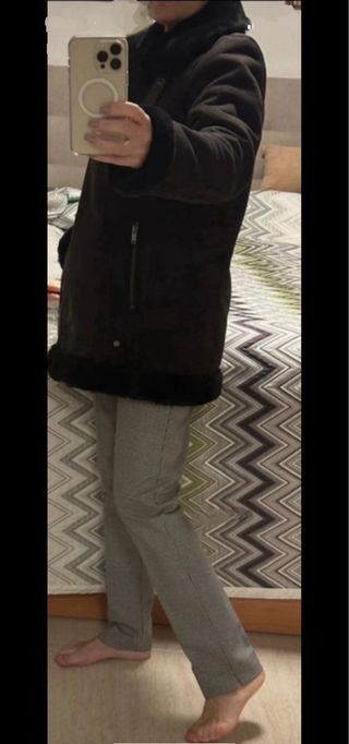 Chaqueta forrada pelo tres cuartos