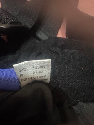 Pantalón de nieve niño con tirantes talla 2-4 años