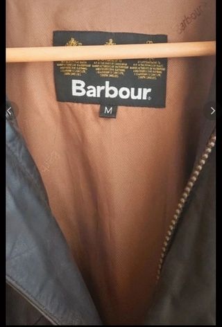 Chaqueta Barbour Piel Husky M Guateada