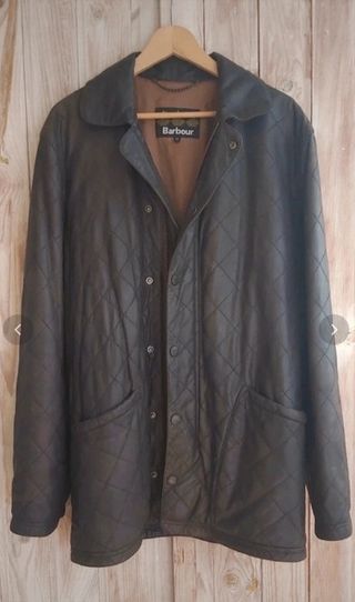 Chaqueta Barbour Piel Husky M Guateada