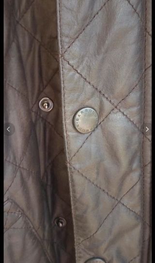 Chaqueta Barbour Piel Husky M Guateada