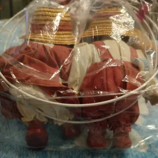 Muñeca y Gemelos Antiguos