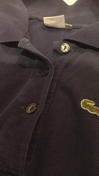 Vestido Polo Lacoste Vintage - Azul - Años 90