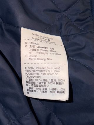 Chaqueta Nike NBA G S Warriors City Limited