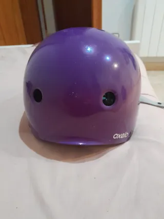 Patines y Casco Morado
