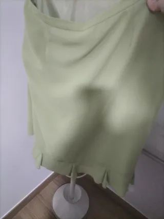 Conjunto verde y floral talla única