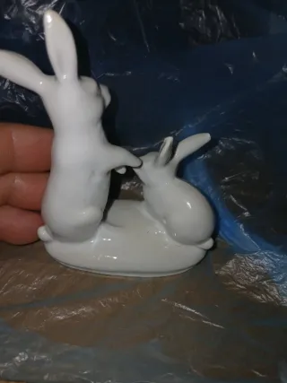 Coniglietti in porcellana