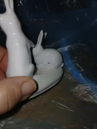 Coniglietti in porcellana