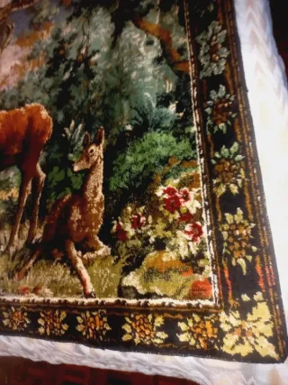 Vintage Tapete de parede decorativo em veludo Anos