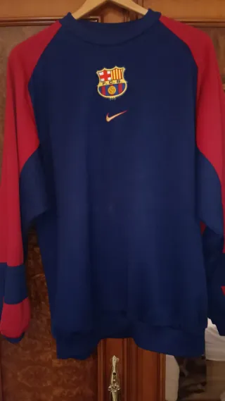 Sudadera Nike FC Barcelona Azul y Roja