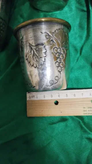 Set 4 Bicchieri Silver Plated Inalterabil