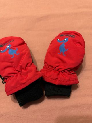 Guantes de Nieve para Bebé BERG Rojos